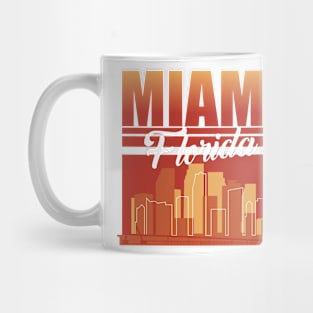 Miami Florida Skyline Mug